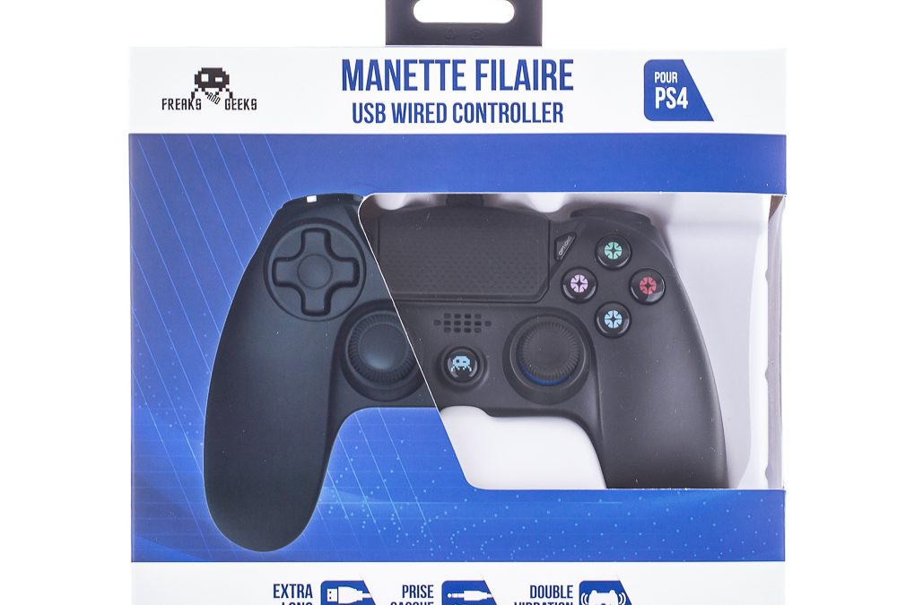 manette filaire pour PS4