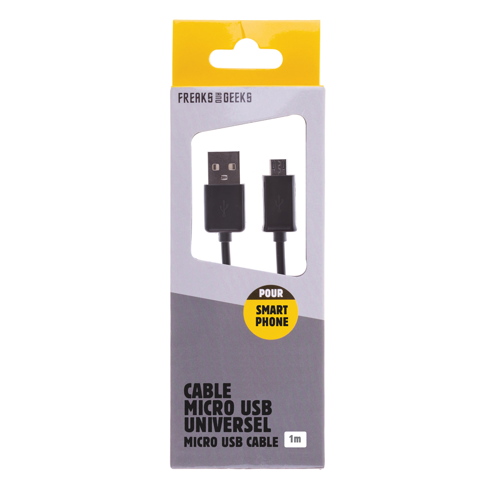 Freaks and geeks Embout Secteur USB + Câble pour iPhone 5/6/7/8/X 1