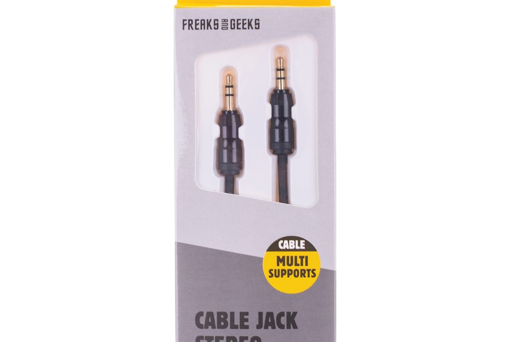 Cable jack 3.5mm stéreo mâle vers 3.5mm stéreo mâle 1 mètre