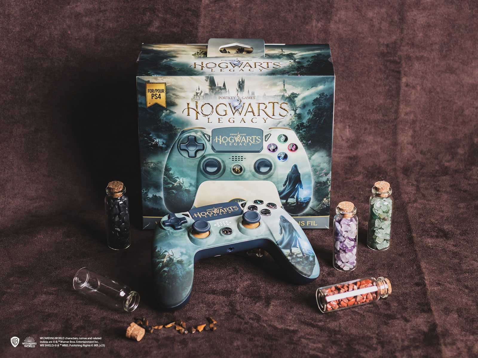 Manette PS4 Bluetooth Harry Potter Hogwarts Legacy Paysage