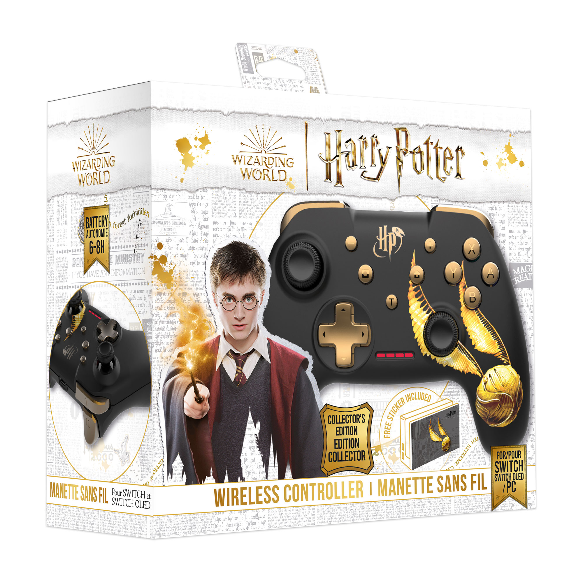 Manette sans fil Freaks And Geeks Harry Potter 4 Maisons pour Nintendo  Switch/Nintendo Switch modèle OLED - Manette - Achat & prix