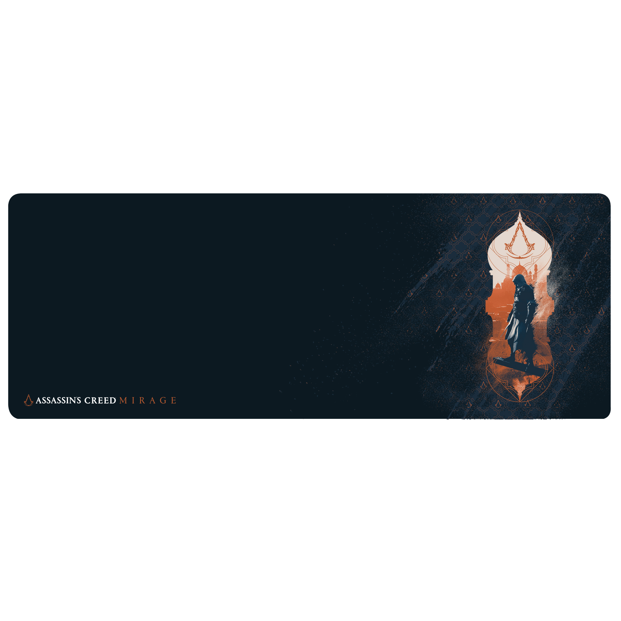 Tapis De Souris Gaming XL Assassin's Creed Mirage - Dimensions 900 X 400 Mm, Base Antidérapante Caoutchouc - Licence Officielle, Design Graphique - Pour Bureau, PC, Setup Gamer