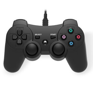Manette Filaire pour PS3 et PC- 1.8m câble - Noir