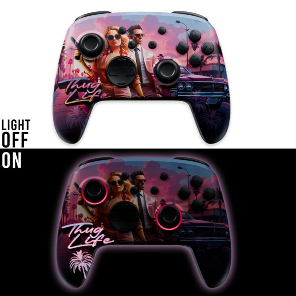 Manette Switch/PC Sans-fil RGB - Thug Life – Image 3